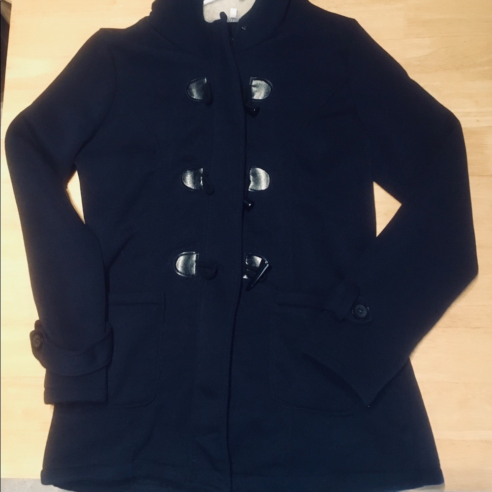 Navy Blue Warm Comfy Jacket - NWOT